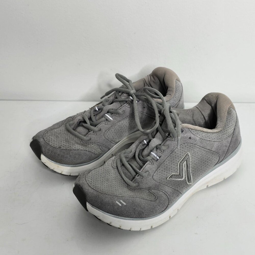 Vionic Womens Size 8.5 Revive 9264 Gray Suede Trainers Athletic Shoes